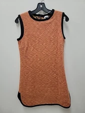 Missoni Womens Medium Quilted Lined Wool Blend Dress Sleeveless Back Zip 
