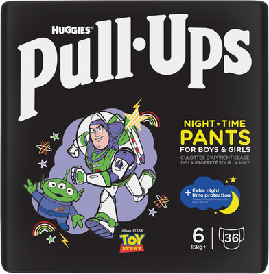 Huggies Pull-Ups, Turnschuhe Nachtwindelhose für 2-4 Jahre - Größe 6-7 Pull Up Na