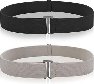 2PCS No Show Women's Stretch Belt Invisible No Show Invisible Belt Women Elastic