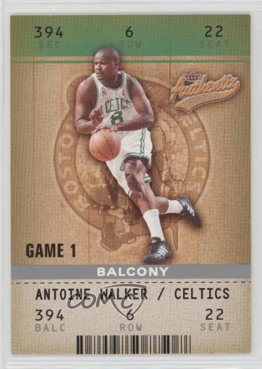 2002-03 Fleer Authentix Balcony 22/250 Antoine Walker #69 nd3