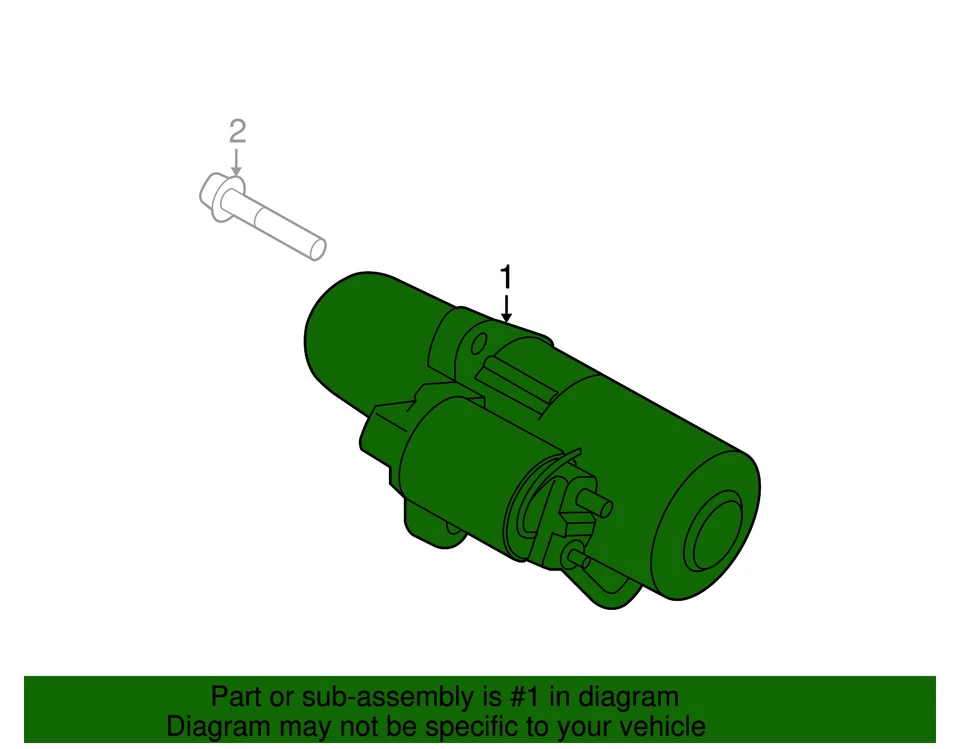Original Nissan Value Advantage™ VALOR VENTAJA ARRANQUE REMAN 2330M-EA00ARW Foto 2 de 2