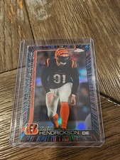 2025 Topps Chrome #65 Trey Hendrickson Neon Pulse Refractor Bengals SP