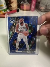 2024-25 Panini Mosaic #95 Malaki Branham Blue Seismic Mosaic #/149