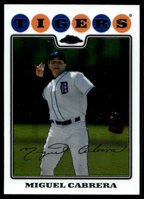 2008 Topps Chrome #5 Miguel Cabrera Detroit Tigers
