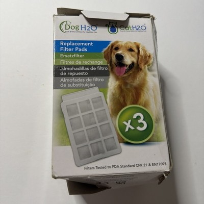 3  Pack - Cat H2O & Dog H20 3 Piece Replacement Filter Pads