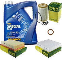 Inspektionspaket 5L Mannol Special Plus 10W-30 FüR Mercedes W163 ML 320