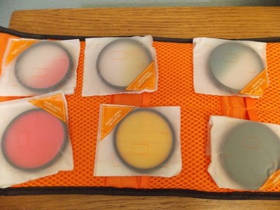 6 K&F Concept Digital HD 58Mm Slim Filter Digital Pink Yellow Green & Graduated