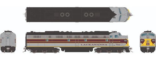Rapido ~ Escala HO ~ EMD E8A ~ Lackawanna DL&W #818 ~ DCC y sonido ~ 28579 | Zustand: New