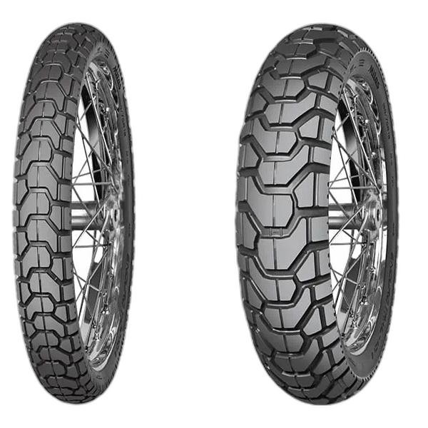 SET DE PNEUS MITAS 120/70-19 (60W) + 150/70-18 70V ENDURO TRAIL ADVENTURE 2 M+S - Image 5