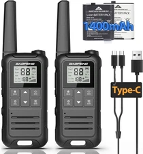 Walkie Talkies Long Range Rechargeable Walkie Talkie for Adults,  F22 FRS Radio