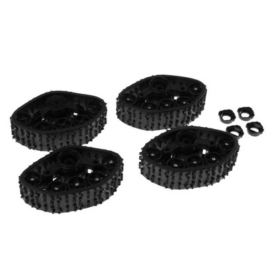 4 Stück Schnee Reifen Track Räder Für RC Rock Crawler Fahrzeug Lkw