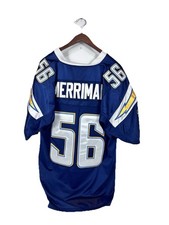 Vintage Reebok Authentic San Diego Chargers Shawne Merriman Jersey Mens 54 XXL