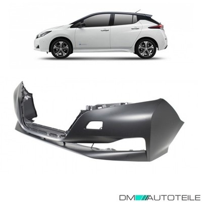 Stoßstange vorne grundiert ohne PDC passt für Nissan Leaf ZE1 II ab 2017
