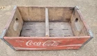 Vintage Antique Enjoy Coca-Cola 32 Red Wooden Case Box Bottle Coke Crate