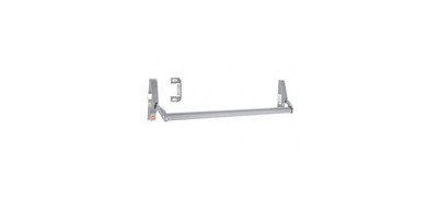 Crossbar Rim Panic Exit Device Left Hand Reverse Bevel Type Satin Aluminum Finis