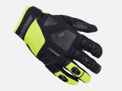 CORTECH Aero-Flo Vented Textile Gloves XXL Black/Flo Yellow 8323-0113-08