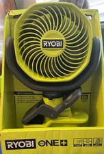 RYOBI ONE+ 18V Cordless 4 in. Clamp Fan (Tool Only) NEW Ryobi Clip Fan PCF02B