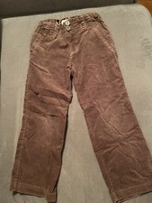 Cherokee Girl's Brown Velour Pants Adjustable Waist Size 5