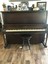 1928 gulbransen high back piano with stool