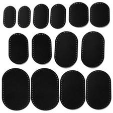 1set Oval Felt bag Bottom for Knitting bag Women Bags Handmade Accessories Black