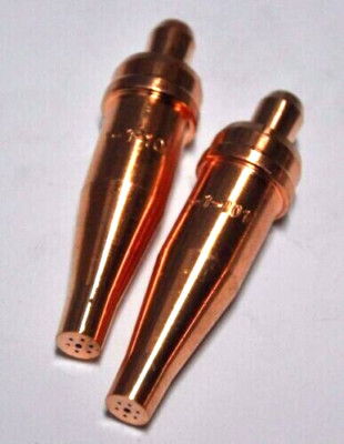 2 Victor style cutting tips, 1-101 series size 0 (0-1-101), Oxy