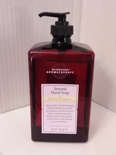 Bath Body Works Aromatherapy Sensual Jasmine & Vanilla hand soap LARGE 25.4oz 