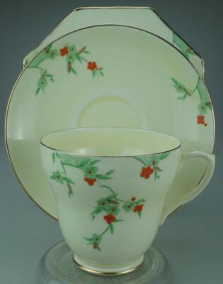 Vintage Foley Bone China E. Brain & Co. 1936-1948 Trio Cup Saucer Side Plate QT8