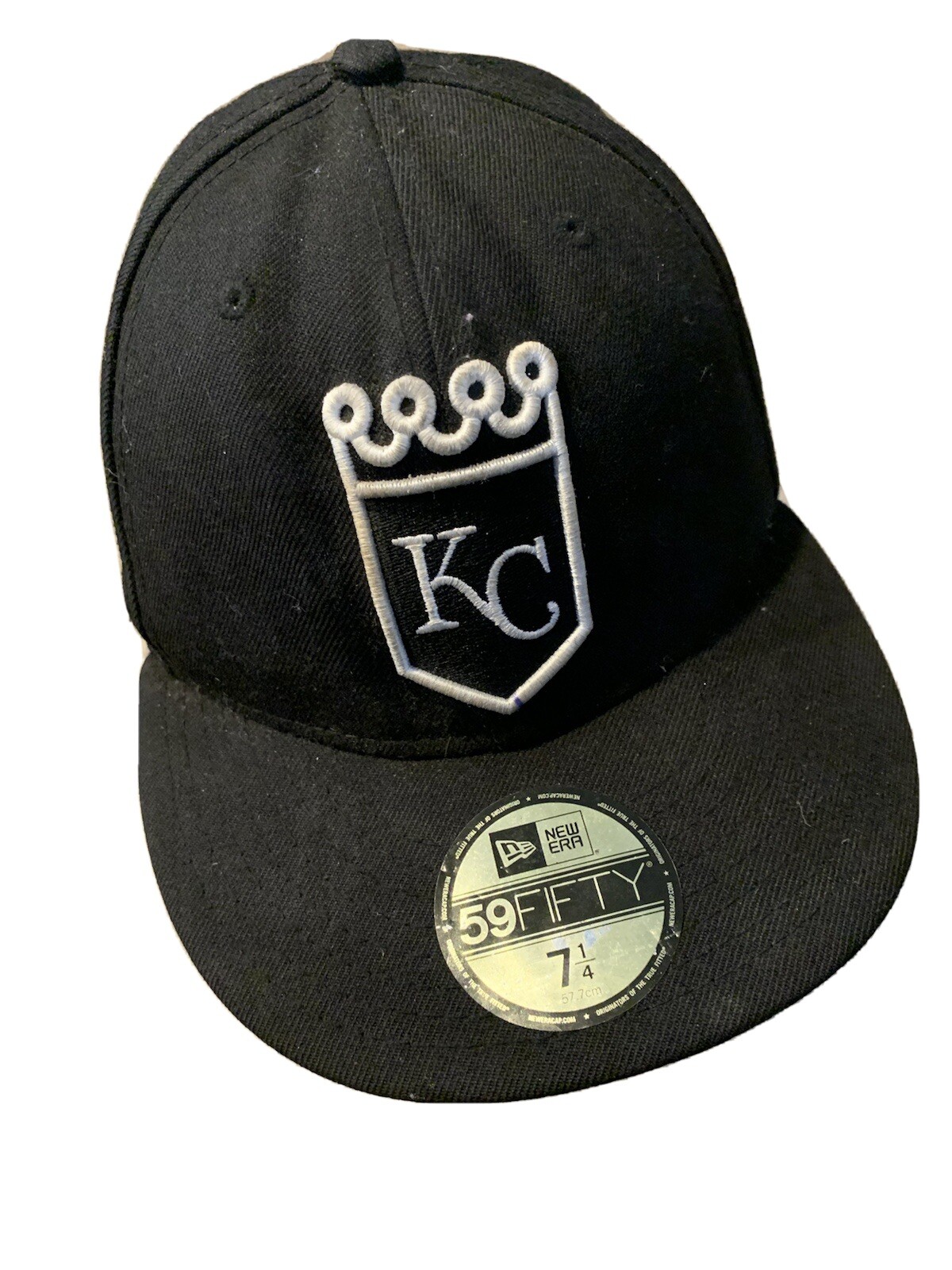 Men's New Era Black/Gold Kansas City Royals 59FIFTY Fitted Hat