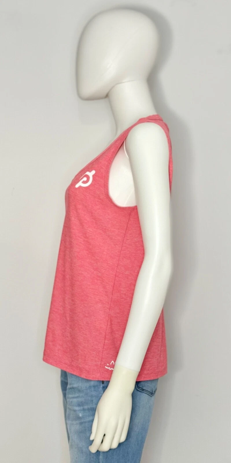 beyond-yoga heather v neck logo tank-top
