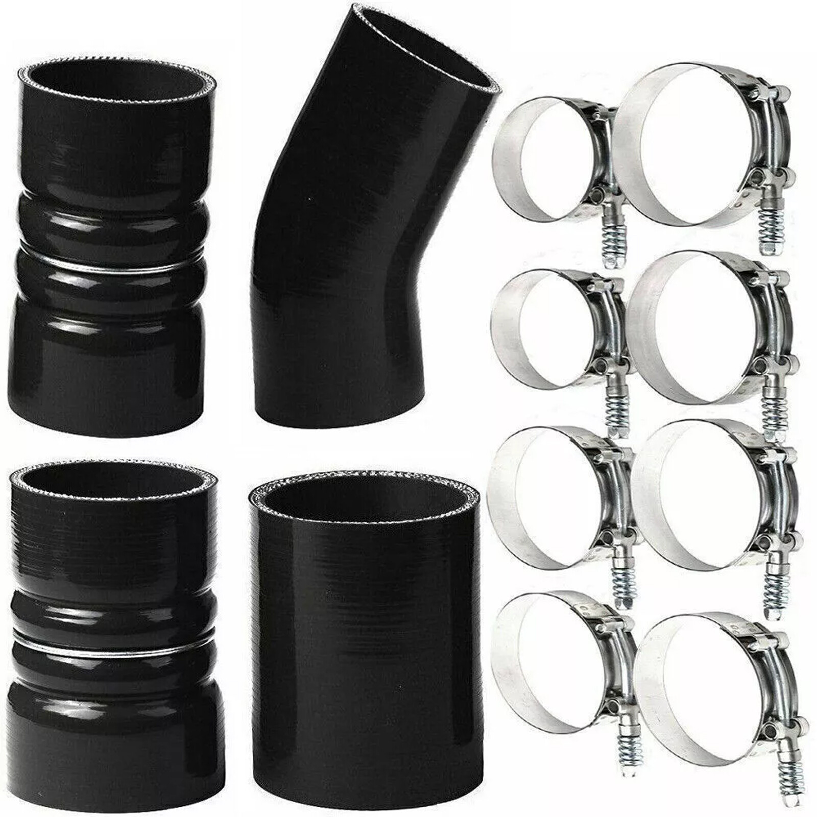 Ford 6.0L Diesel Turbo Intercooler Boot Clamp Kit 03-07