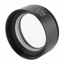 Add-on 0.75x Barlow Auxiliary Objective Lens for Stereo Microscope 1-7/8" WD120