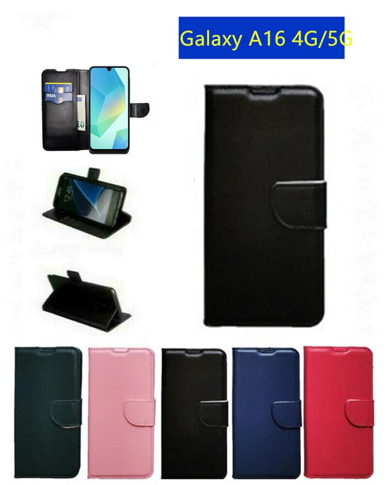 COVER CUSTODIA A LIBRO PER Samsung Galaxy A16 4G/5G+ PELLICOLA VETRO