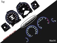 Selbstleuchtende Tachoscheiben Plasma Tacho Honda Accord 94-97 0-240Km/H 8000 #