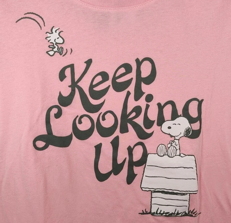 snoopy pink shirt