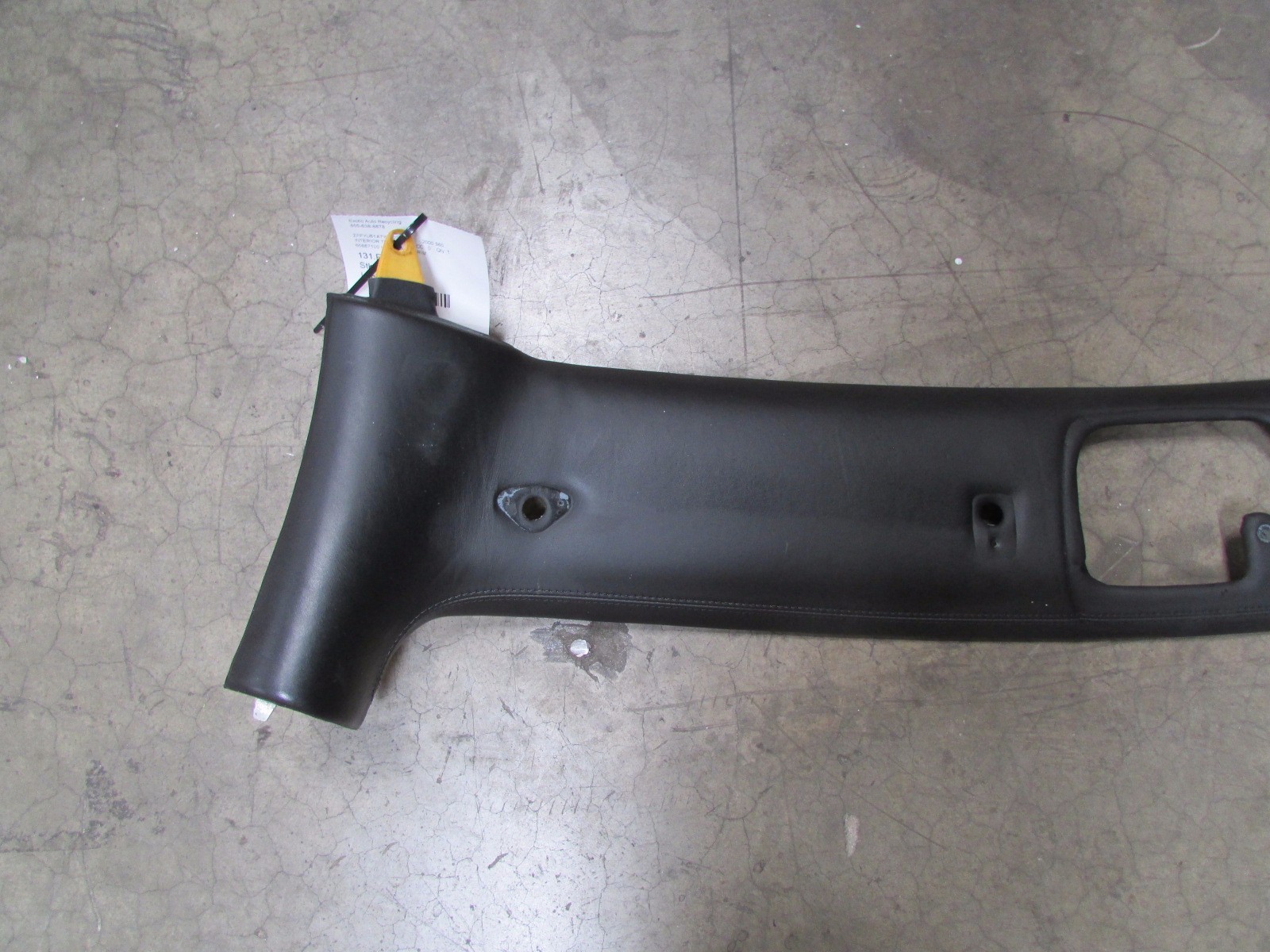 Ferrari 360 Coupe Upper Windscreen Windshield Cover Black Leather, P/N 65867100