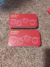2 New IKEA STRALA LED string light with 12 lights