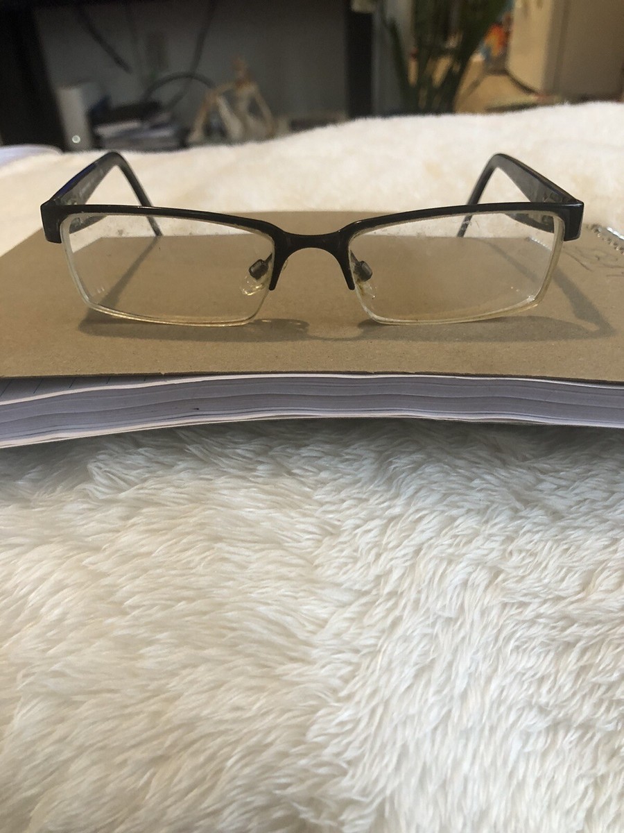 Burberry Authentic eye glasses frame B1156 Burberry Eyeglasses B 1156 1001 Black Half Rim Frame Italy  main image 3