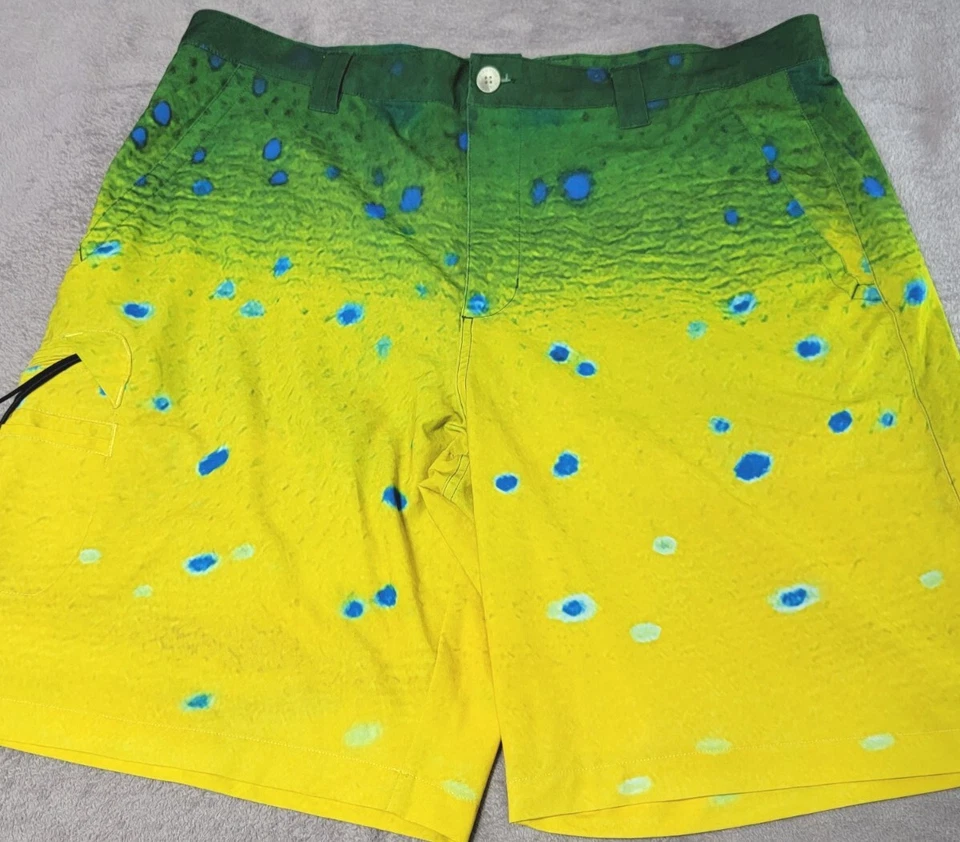 Pantalones Cortos Columbia PFG Omni-Shield HÍBRIDOS Hombres Talla 38 *ENVÍO GRATUITO Foto 2 de 4