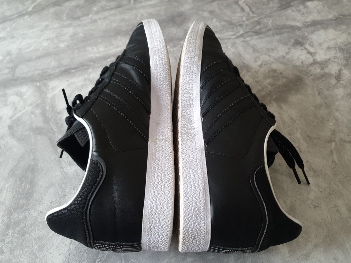 adidas gazelle silver green womens Adidas Gazelle Leather Trainers Black/White Gum  80's Casual Classics