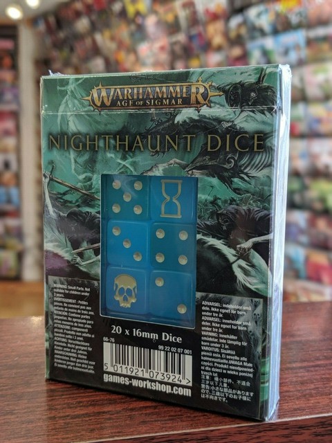 Jeu De 20 Dés Chaos – Warhammer Age Of Sigmar – Grand Alliance Chaos – Dés Officiels Games Workshop Avec Icône étoile Du Chaos