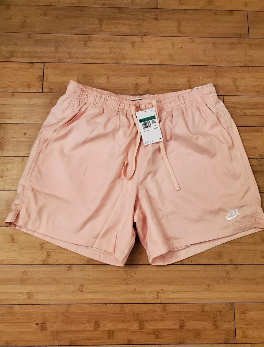 Nike Men's Sportswear XL Pink Salmon Coral Woven Shorts Swim Dri Fit Size | eBay