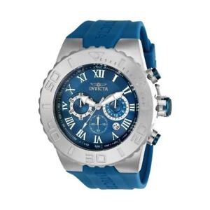 Invicta 24775 Men's Pro Diver Blue Roman Chronograph Date Polyurethane Watch