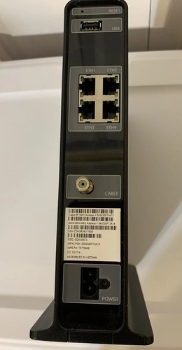 Ubee DDW365 DOCSIS 3.0 Cable Modem 8x4 Wireless Router Gateway WiFi 802.11n - Picture 2 of 6