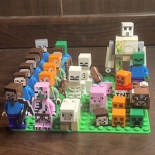 lego minecraft minifigures lot