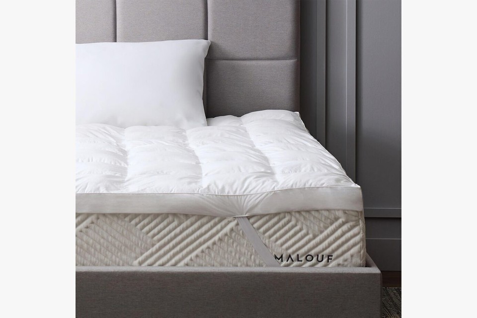 Malouf Fine Linens Isolus 3 Inch Down Alternative Mattress Topper