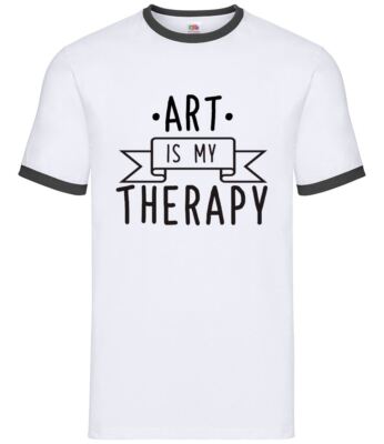 Kunst ist meine Therapie - Herren Klingel - Künstler Designer Maler Graffiti Farbe