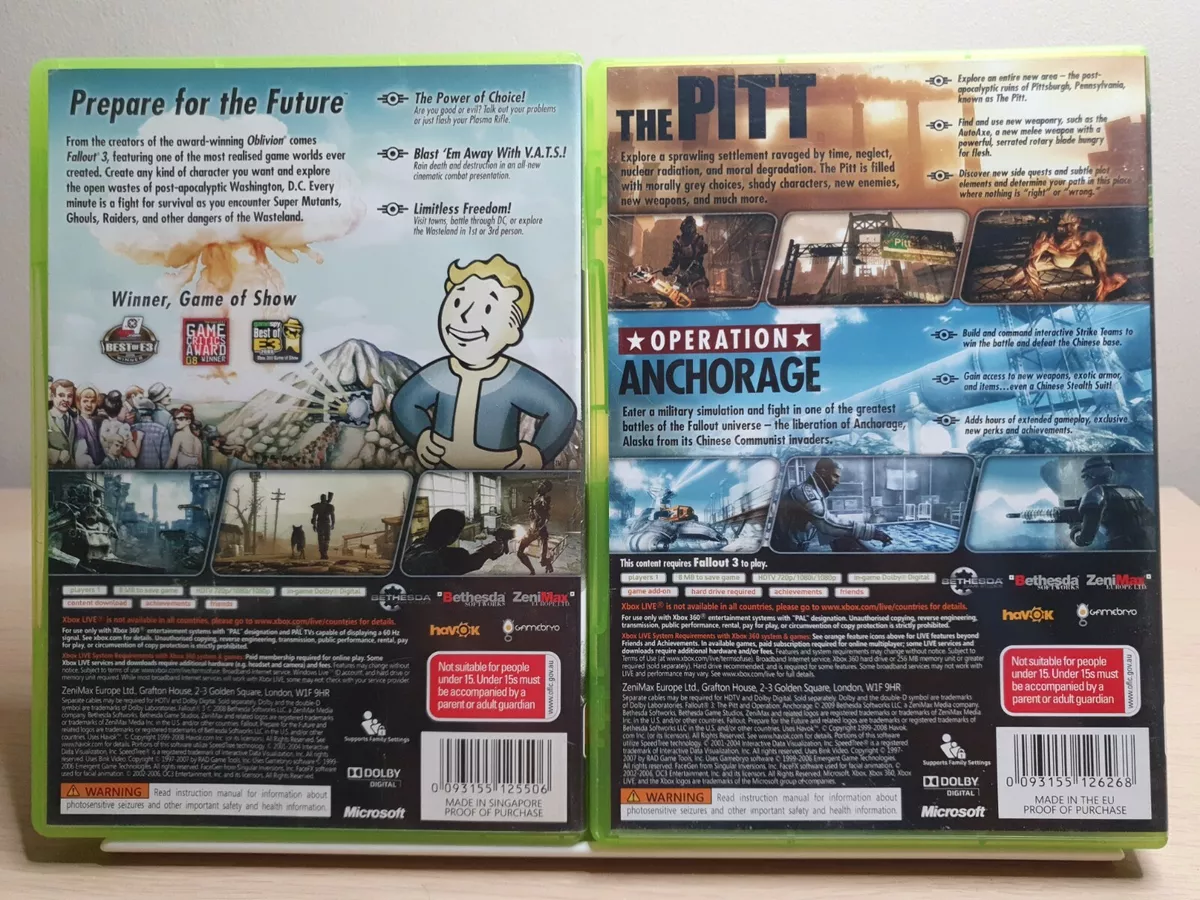 Fallout 3 Game Add-On Pack: The Pitt and Operation Anchorage - Xbox 360