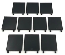 Lego 10 New Black Flag 6 x 4 Pieces