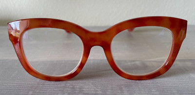 DOOViC  Yellow Orange Tortoise Large Frame Computer Reading Glasses, +2.OO  Lens