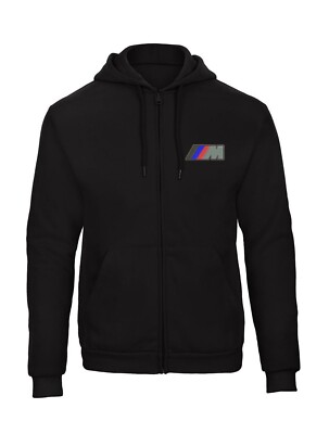 BMW M.POWER Love bestickte Hooded Sweatjacke mit Reißverschluss- 9061 -SW